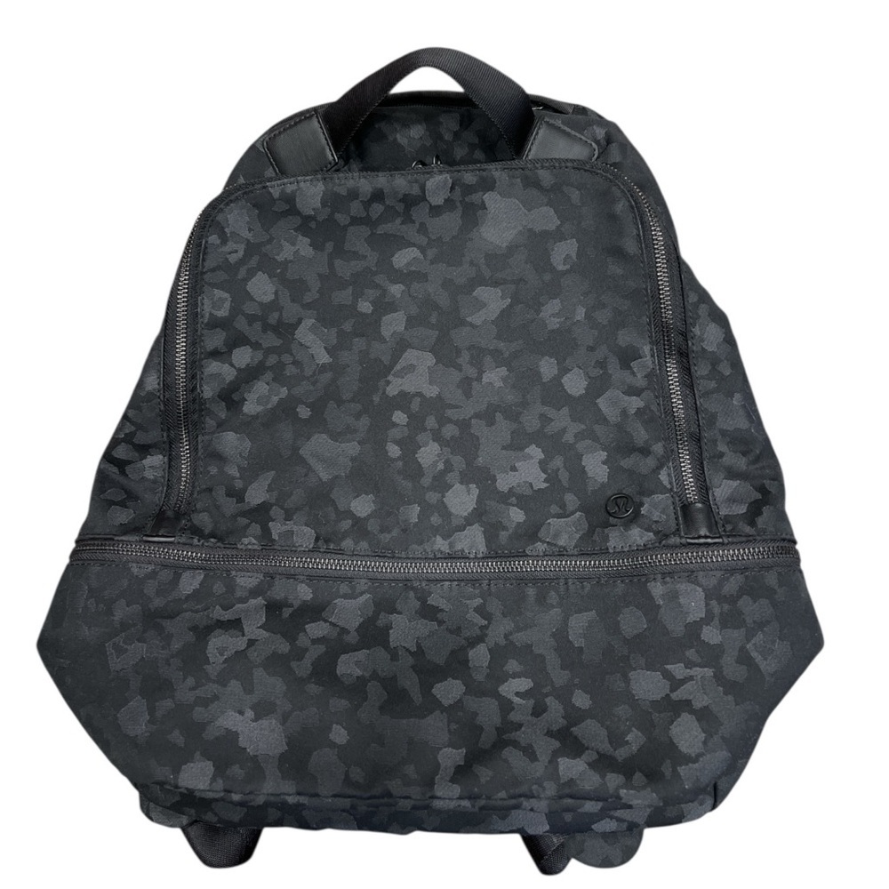 LULULEMON City Adventurer Backpack 17L Jacquard Camo Obsidian Black - Picture 4 of 13